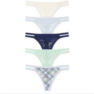 Victoria's Secret Lace Panties Set - Multicolor
